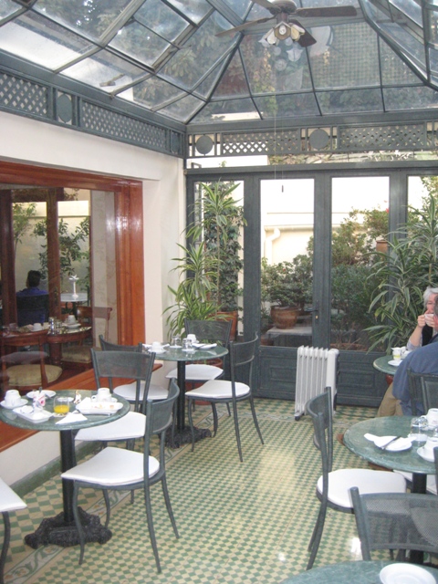 Mesas para o café da manhã