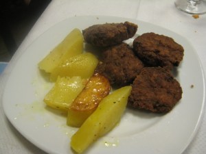 Almôndegas c/ batata
