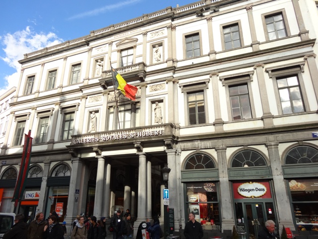 Bruxelas - Galeria Saint-Hubert - Fachada