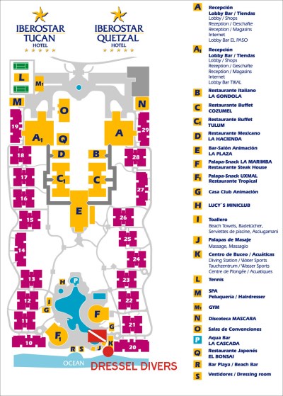 Iberostar Tucan-quetzal Map