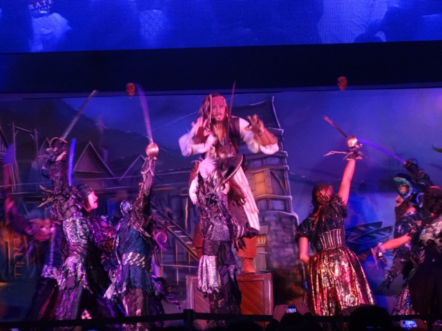 Disney Cruise show Jack Sparrow