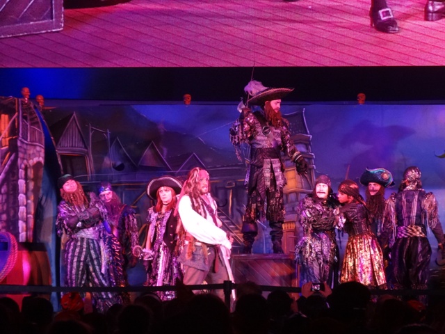 Disney Cruise show Jack Sparrow
