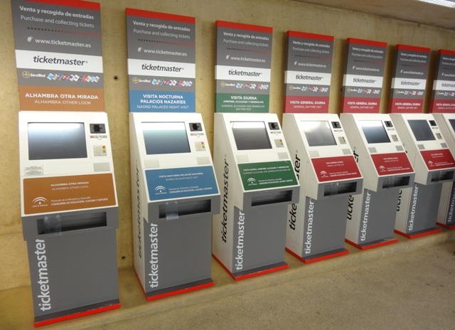 Alhambra maquina ingresso